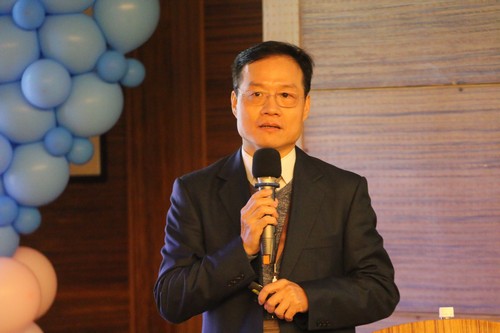 臺大醫院家庭醫學部社區醫學科主任詹其峰分享推動分級醫療「星月計畫」執行現況，以及在院內、院外的宣導策略