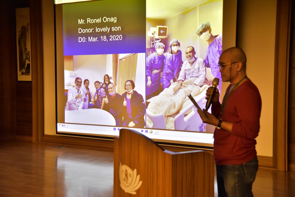 Mr. Onag感恩有機會來到花蓮慈院接受治療。