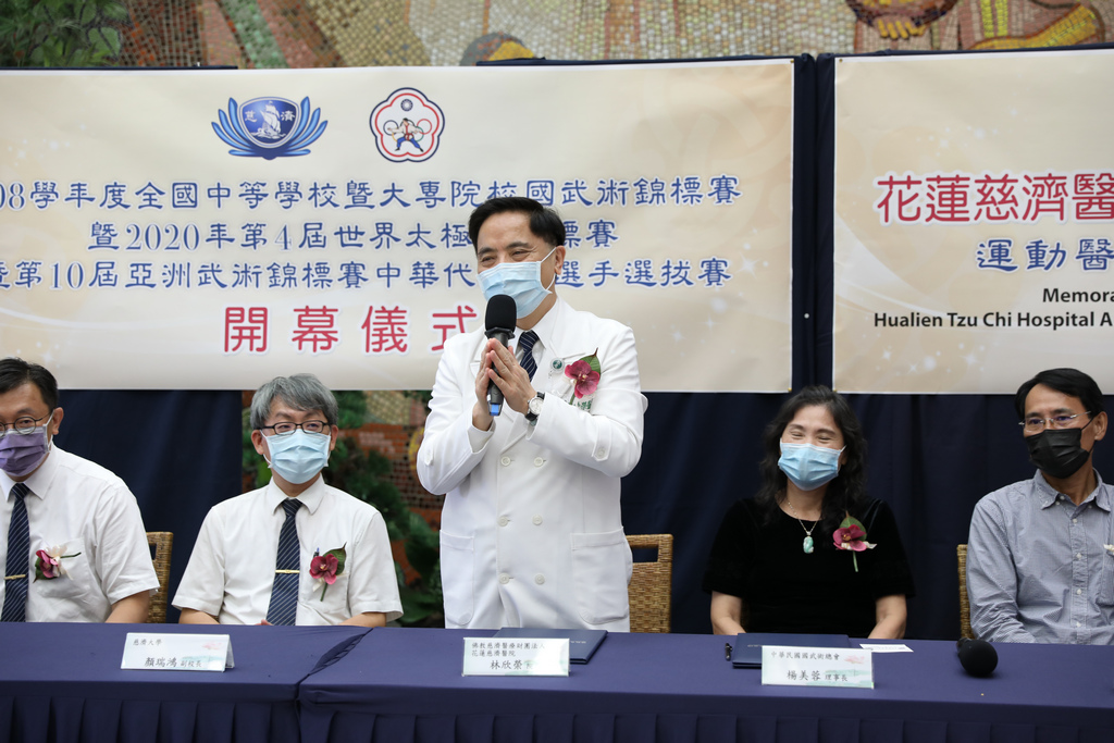 「國武術能強身健體，醫療是幫人恢復健康。」林欣榮院長表示