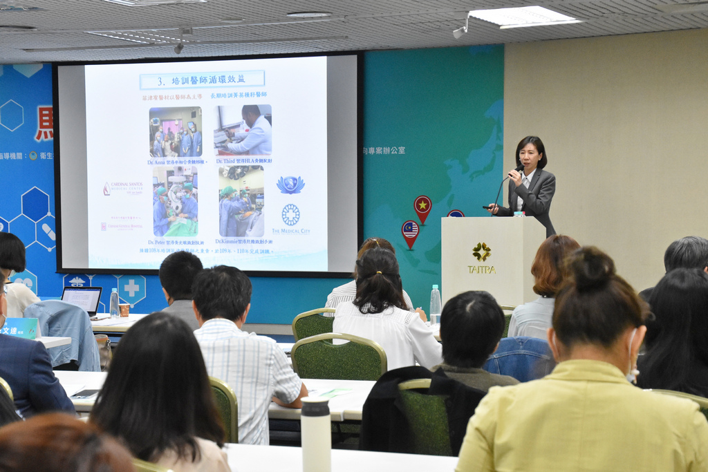 花蓮慈院國際醫學中心新南向辦公室經理朱芳瑤表示，花蓮慈院以醫學為本，慈濟人文為輔，儘管今年受新冠肺炎疫情影響，耕耘國際醫療計畫不變