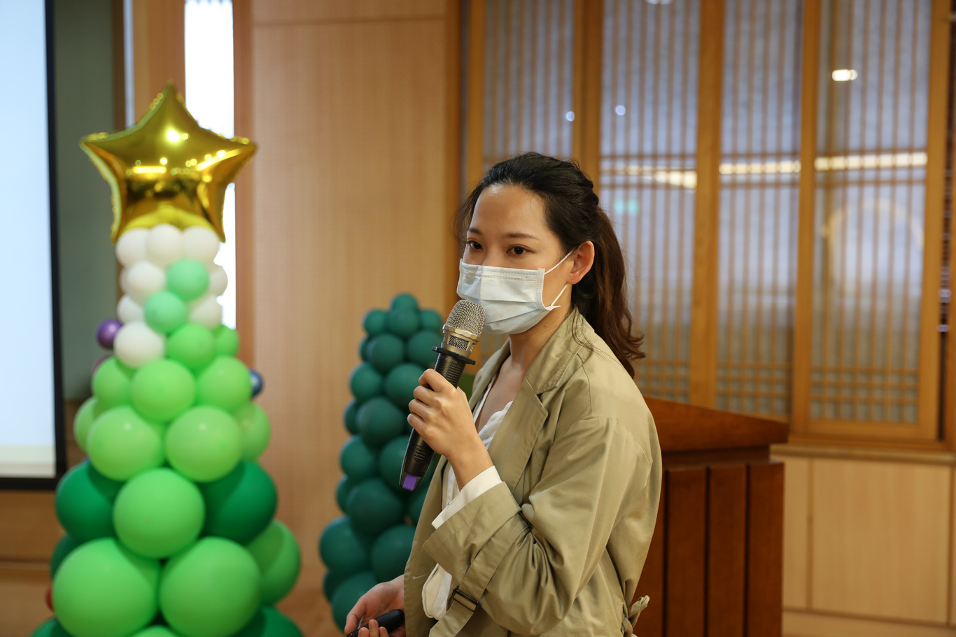 台東基督教醫院護理師吳凱薔分享推動IDS計畫的經驗心得。 台東基督教醫院護理師吳凱薔分享推動IDS計畫的經驗心得。