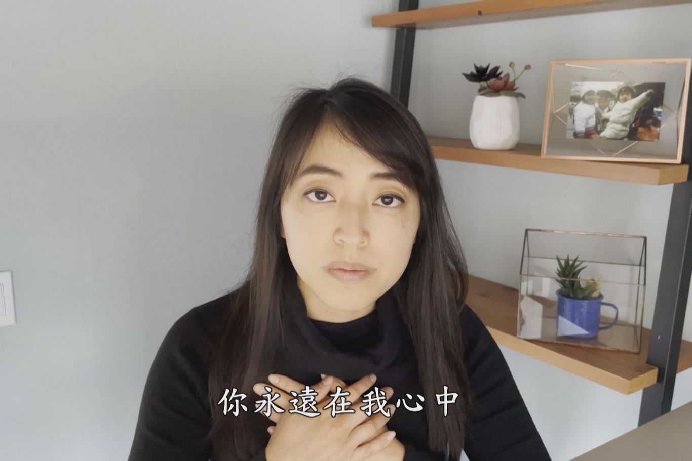 人在美國的曾琬婷醫師分享祖孫情。 人在美國的曾琬婷醫師分享祖孫情。