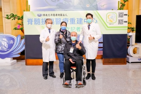 家住花蓮的李政道傷友非常感恩骨科團隊的陪伴