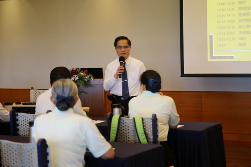 花蓮慈濟醫院林欣榮院長表示，慈濟長照資訊系統不只省時，還能迅速準確地上傳所有資料，減少第一線人員的工作量