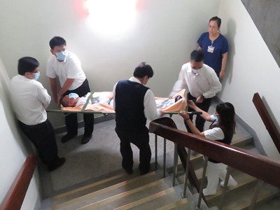 年度全院消防演習　高逼真度深獲肯定