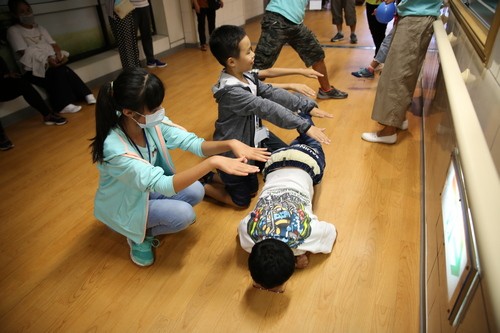 2018/07/14 花蓮慈濟醫院日誌———兒癌育樂營快樂來抗癌 借鏡成功經驗為病童加油打氣