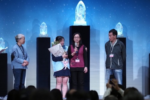 2018/11/03慈濟骨髓幹細胞中心日誌:廿五周年慶感恩場相見歡~洪麗華,陳姝均