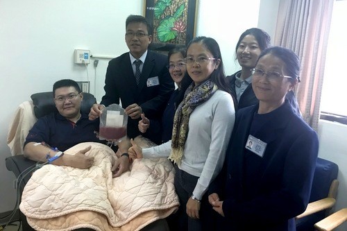 2018/12/28骨髓幹細胞中心日誌：父癌離世之憾 空軍上尉捐髓救人