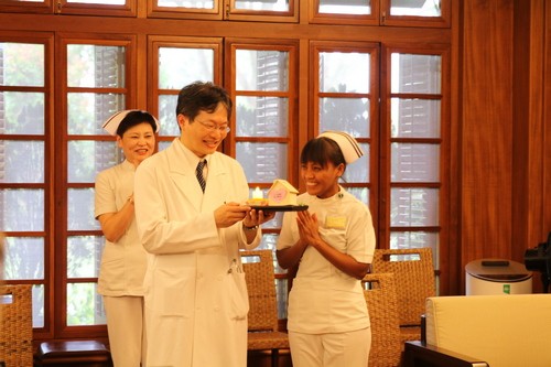 2019/05/15 花蓮慈院《守護生命 從早到晚 從小到老》溫馨座談日誌(三之二)─ ─花開見果擔使命 拔苦予樂步生蓮