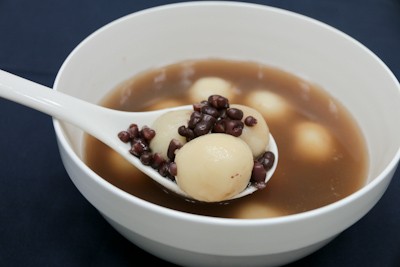 健康補血甜點食譜－－相思黑白配（黑糖豆腐湯圓）