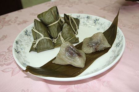 水晶紅豆粽食譜