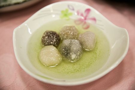 冬至食在心安 《五彩水晶茶湯圓》