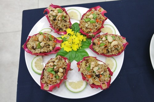 院慶素食料理大賽 蔬果米食炒香大廳