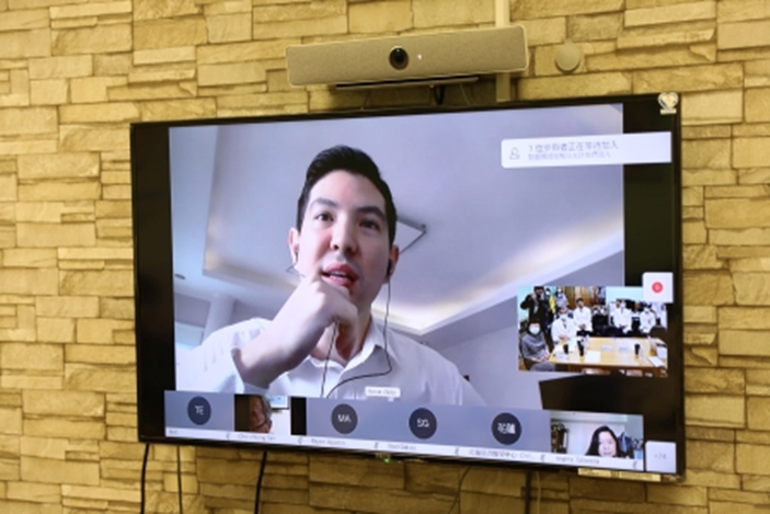 曾於花慈中醫部受訓的菲方Kevin D. Wei Giller醫師也參與本活動，並擔任菲方主持人