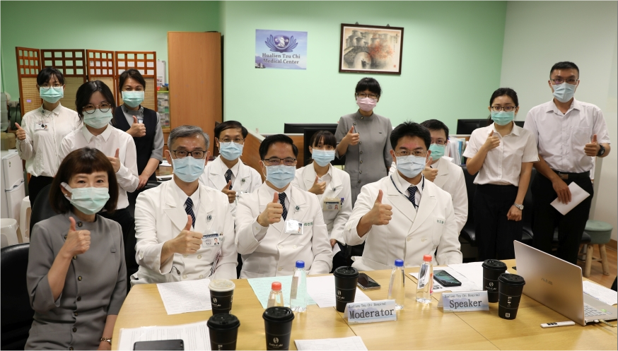 花蓮慈院院長林欣榮、副院長何宗融與國際醫學中心主任李啟誠帶領團隊，利用視訊科技克服COVID-19疫情影響，舉辦菲律賓中西醫合療視訊論壇