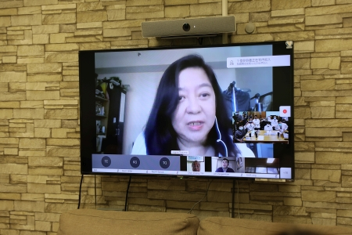 菲方講者Regina Celis-Talavera醫師於活動中分享中醫經驗