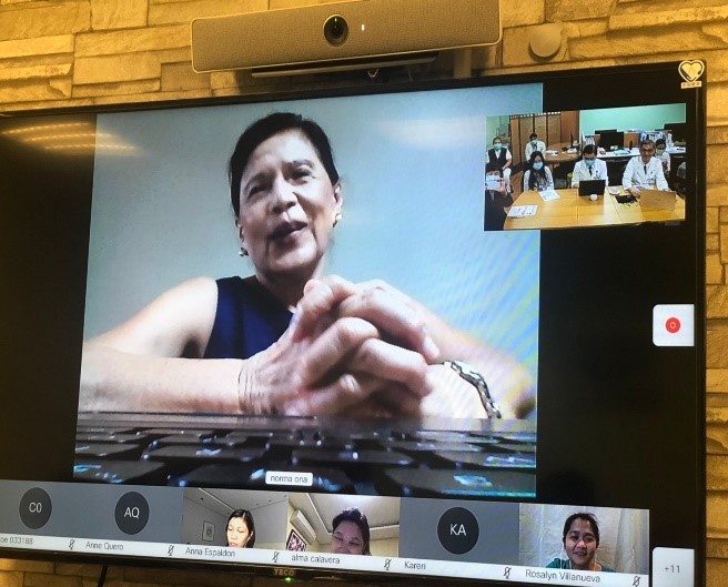 菲方醫界友人菲國血液學教母Dr. Norma Ona