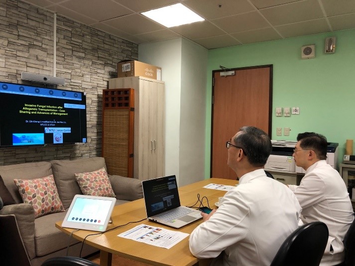 講者花蓮慈濟醫院血液腫瘤科李啟誠主任與黃威翰醫師