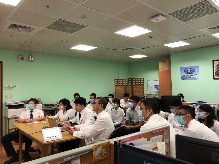 花蓮慈濟醫院小兒部多位醫師一同參與本次台菲視訊會議小兒部醫學講座