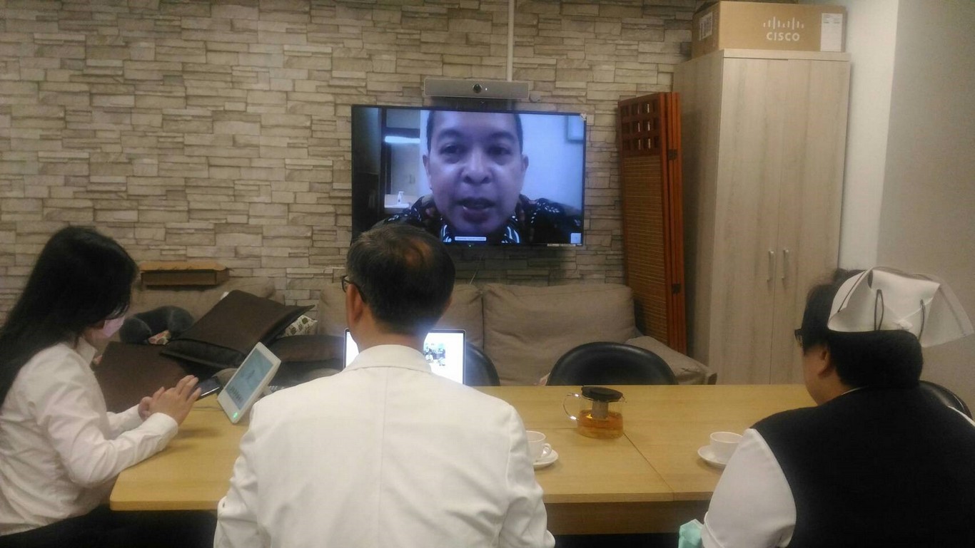 圖說：本次視訊醫學講座邀請印尼慈濟醫院Dr. Edi Setiawan Tehuteru上線參與。