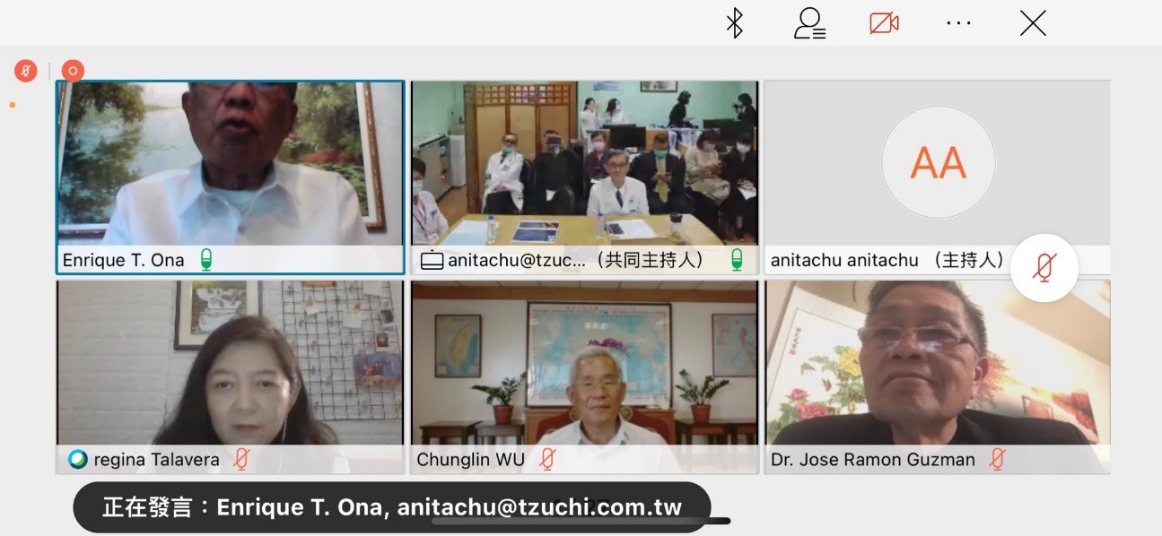 圖說：COVID-19 的中醫治療與藥物研發線上論壇 2020 Forum of Breakthrough Treatment of COVID-19 by Traditional Chinese Medicine (TCM)多位台菲貴賓上線參與。