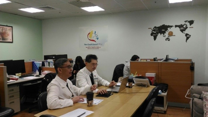 台菲視訊會議醫學講座活動現場