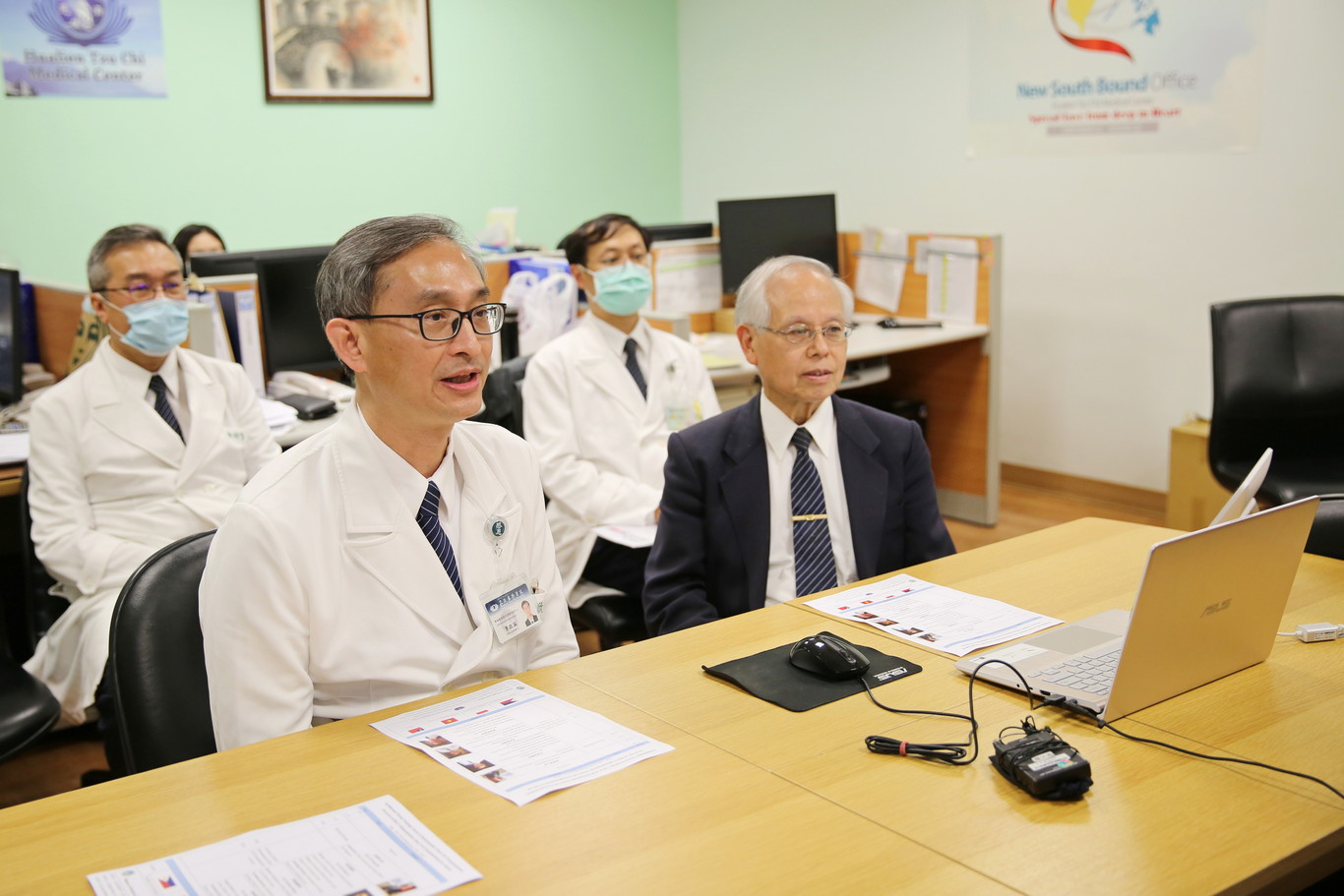 圖說：新南向造血幹細胞移植遠距進階跨國講座: Introduction to Human Leukocyte Antigen (HLA) System / Southbound Virtual Training Course of Hematopoietic Stem Cell Transplantation: Introduction to Human Leukocyte Antigen (HLA) System活動現場。