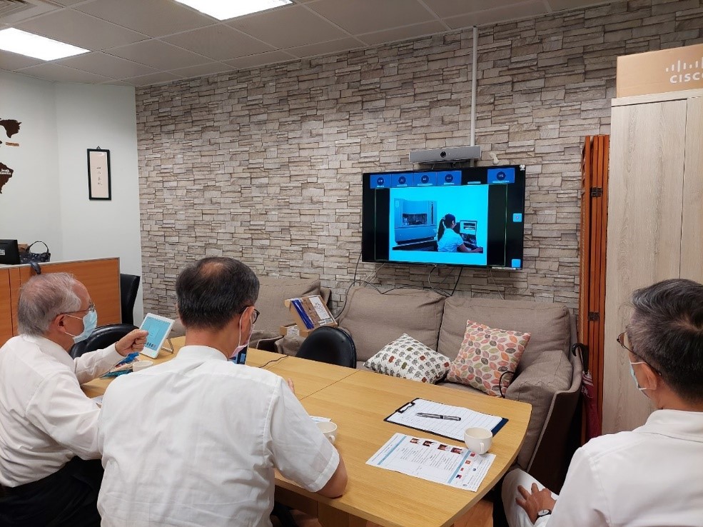 圖說：新南向造血幹細胞移植遠距進階跨國講座: Detection of HLA Alleles / Southbound Virtual Training Course of Hematopoietic Stem Cell Transplantation: Detection of HLA Alleles活動現場。