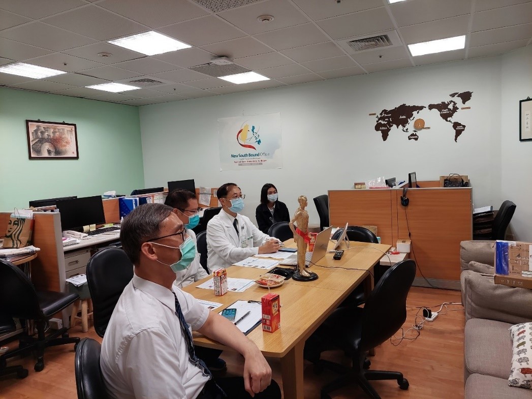 圖說：新南向中醫藥暨針灸遠距進階跨國講座: Insomnia with Acupuncture / Southbound Virtual Training Course of Acupuncture and Traditional Chinese Medicine: Insomnia with Acupuncture活動現場。