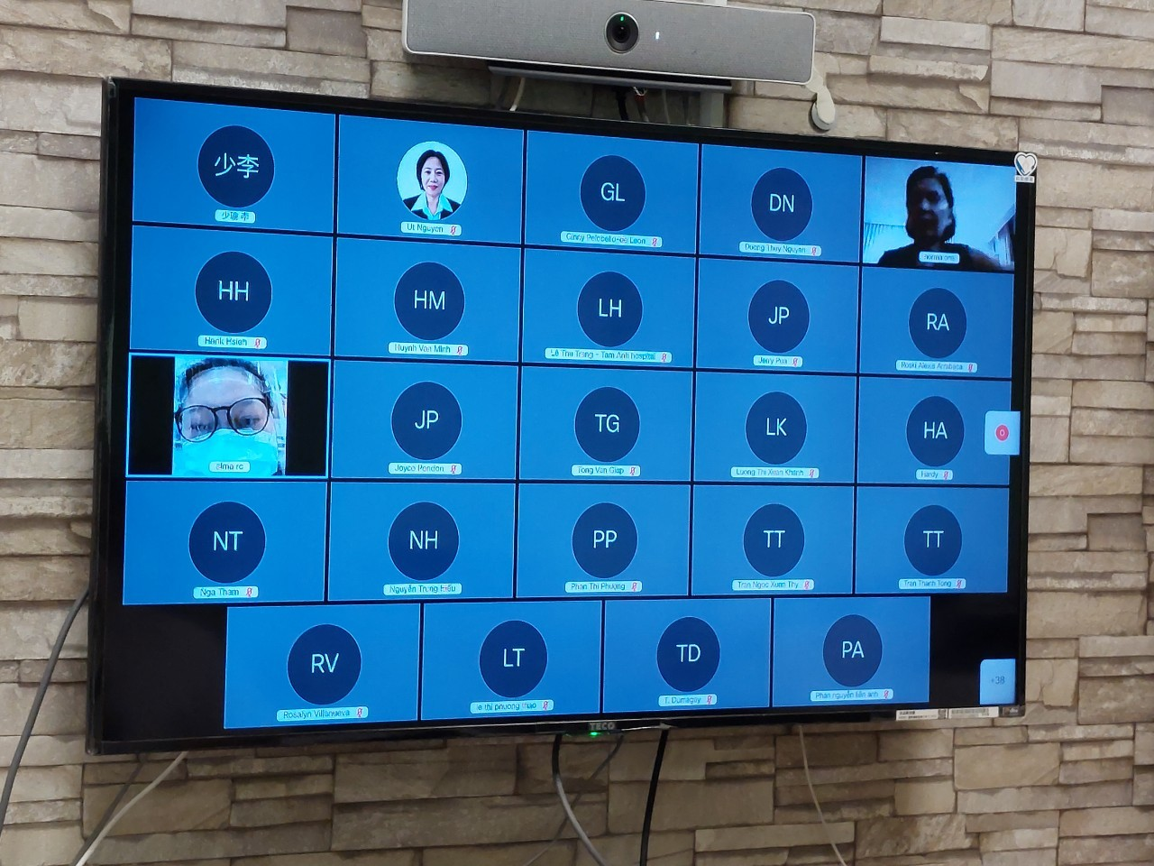 2021/07/14(三)新南向造血幹細胞移植遠距進階跨國講座: Overview of Autologous HSCT，多位新南向友人參與。