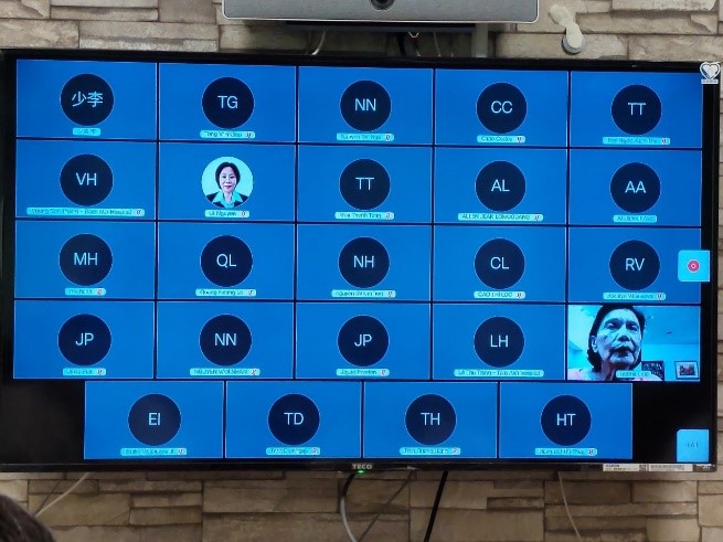 2021/07/28(三)新南向造血幹細胞移植遠距進階跨國講座: Issue of Auto- & Allo-HSCT for Lymphoma，多位新南向友人參與。