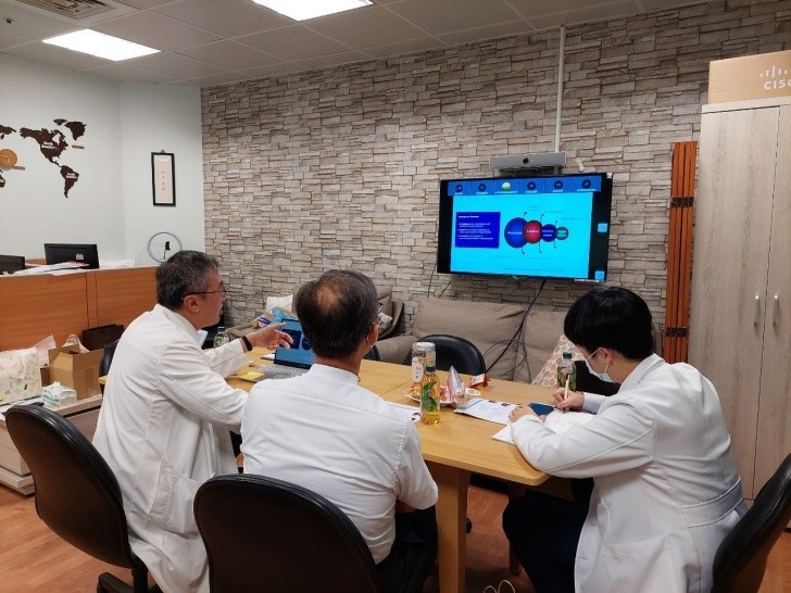 2021/09/08(三)新南向造血幹細胞移植遠距進階跨國講座: Management of Invasive Fungal Infection in HSCT活動現場。