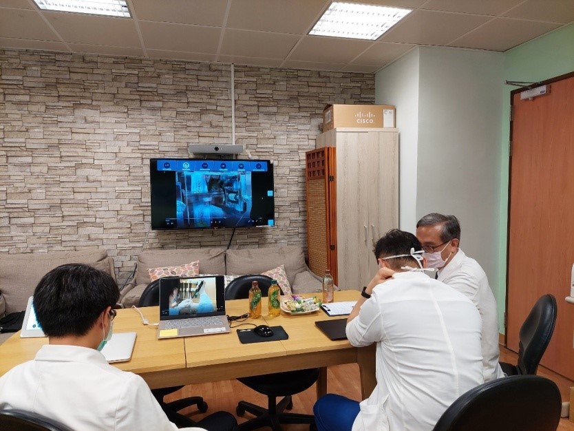 2021/09/29 新南向造血幹細胞移植遠距進階跨國講座: Allo-HSCT for Severe Aplastic Anemia活動現場。