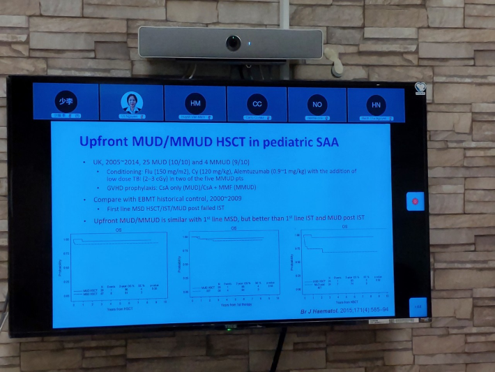 2021/09/29(三)新南向造血幹細胞移植遠距進階跨國講座: Allo-HSCT for Severe Aplastic Anemia教學內容。