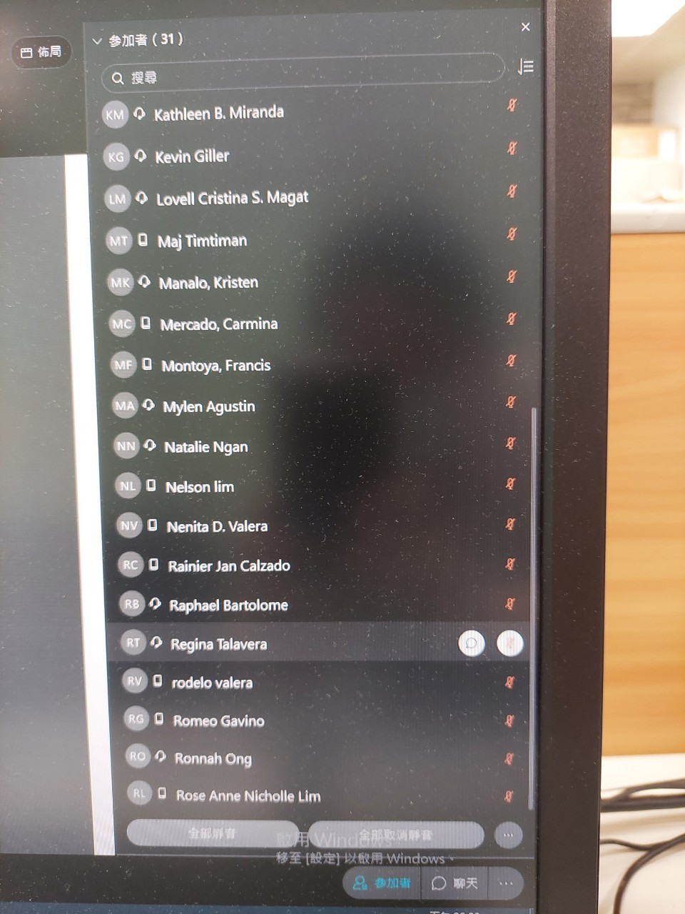 2021/10/07(四)新南向中醫藥暨針灸遠距進階跨國講座: TCM Treatment of Infertility，多位新南向友人參與。